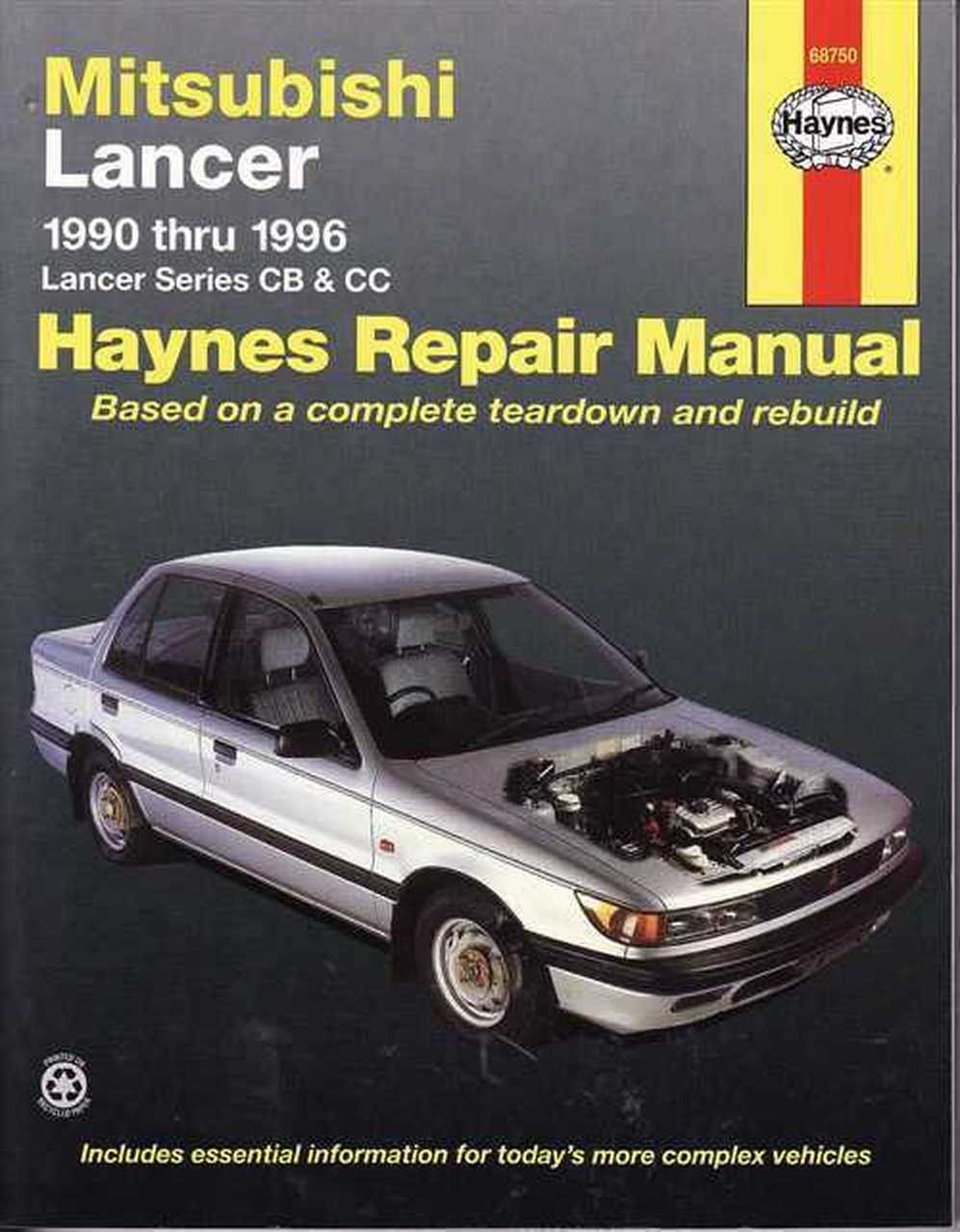 Mitsubishi Lancer CB CC 1990 1996 Haynes Service Repair Manual - sagin